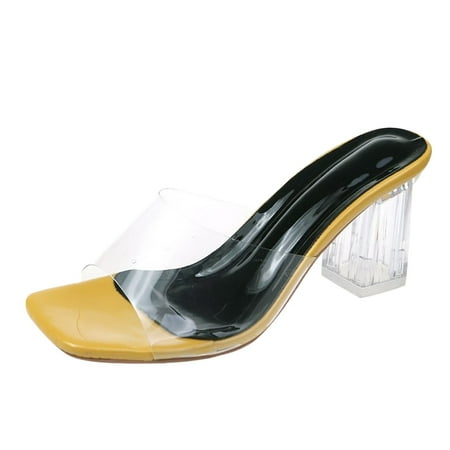 uikmnh Slippers for Women Spring And Summer Women Slippers Middle Heel Wedge Heel Non Slip Soft Bottom Flowers Yellow 8
uikmnh Slippers for Women Spring And Summer Women Slippers Middle Heel Wedge Heel Non Slip Soft Bottom Flowers Yellow 8