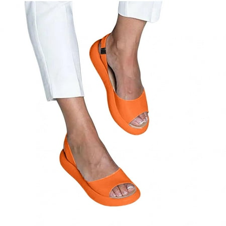 Danhjin Women s Sandals Topic Open Toe Buckle Ankle Strap Flatform Wedge Casual Sandal Comfortable Dressy Sandals for Shop Walking Sandals - Summer Savings Clearance
Danhjin Women s Sandals Topic Open Toe Buckle Ankle Strap Flatform Wedge Casual Sandal Comfortable Dressy Sandals for Shop Walking Sandals - Summer Savings Clearance