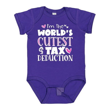 Inktastic I m the Worlds Cutest Tax Deduction Pink Hearts Gift Baby Boy or Baby Girl Bodysuit
Inktastic I m the Worlds Cutest Tax Deduction Pink Hearts Gift Baby Boy or Baby Girl Bodysuit