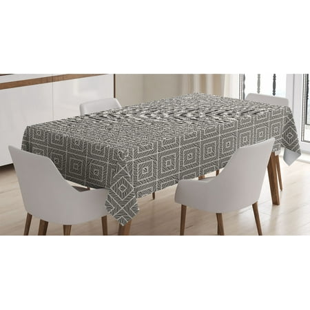 Zebra Print Tablecloth Monochrome Ethnic Illustration of Wavy Striped Repetitive Nested Squares Rectangle Satin Table Cover for Dining Room and Kitchen 60 X 90 Black and White by Ambesonne
Zebra Print Tablecloth Monochrome Ethnic Illustration of Wavy Striped Repetitive Nested Squares Rectangle Satin Table Cover for Dining Room and Kitchen 60 X 90 Black and White by Ambesonne