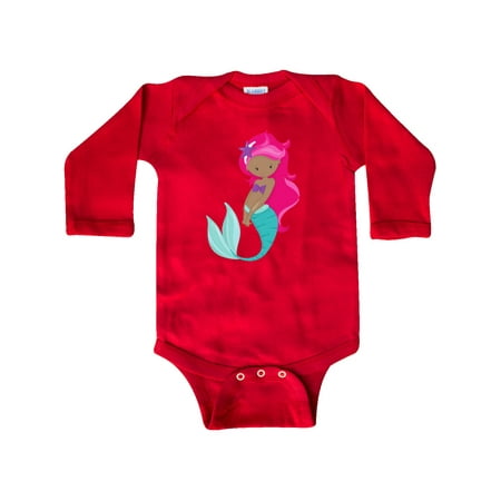 Inktastic African American Mermaid Pink Hair Sea Star Gift Baby Girl Long Sleeve Bodysuit
Inktastic African American Mermaid Pink Hair Sea Star Gift Baby Girl Long Sleeve Bodysuit