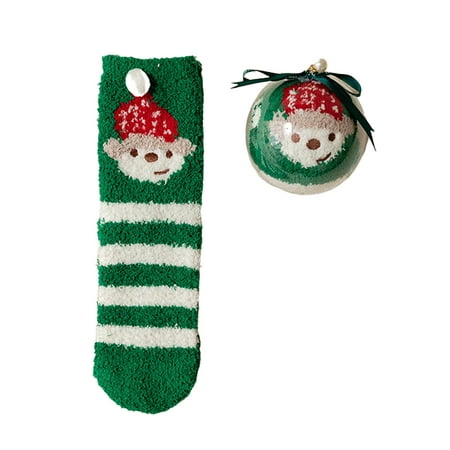 Zhiyuan 1 Set Christmas Mid Tube Socks High Elasticity Christmas Ball with Packaging Unisex Cozy Keep Warm Cartoon Elk Anti-shrink Winter Socks for New Year
Zhiyuan 1 Set Christmas Mid Tube Socks High Elasticity Christmas Ball with Packaging Unisex Cozy Keep Warm Cartoon Elk Anti-shrink Winter Socks for New Year
