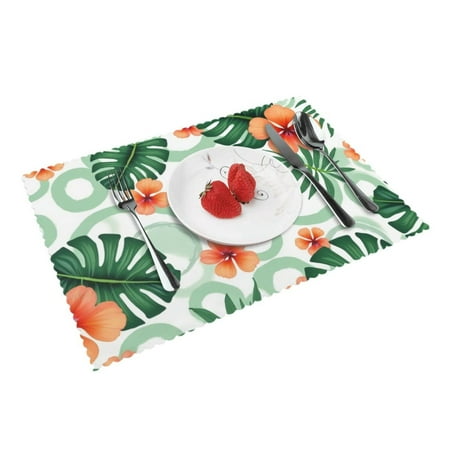 Tropical Palm Leaves Monstera And Flowers Of Plumeria Hibiscus Watercolor Botanical Placemats 12 X 18 Inch Table Runner Kitchen Dining Room Decor Holiday Decor Washable Table Runner Set Of 4
Tropical Palm Leaves Monstera And Flowers Of Plumeria Hibiscus Watercolor Botanical Placemats 12 X 18 Inch Table Runner Kitchen Dining Room Decor Holiday Decor Washable Table Runner Set Of 4