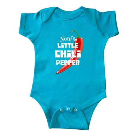 Inktastic Noni s Little Chili Pepper Gift Baby Boy or Baby Girl Bodysuit