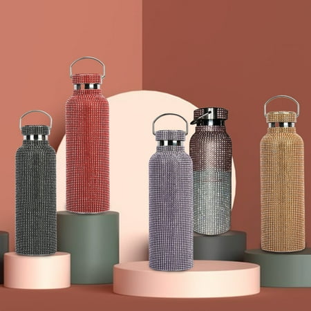 350ml/500ml/600ml/750ml Vacuum Bottle Fashion Large Capacity Portable Stainless Steel Faux Diamond Water Bottle Birthday Gift
350ml/500ml/600ml/750ml Vacuum Bottle Fashion Large Capacity Portable Stainless Steel Faux Diamond Water Bottle Birthday Gift