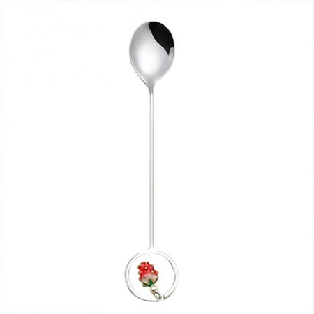 304 Stainless Steel Spoon With Ring Fruit Pendant Coffee Mixing Spoon Dessert Spoon Table Decor Party Gift Kitchen Tool
304 Stainless Steel Spoon With Ring Fruit Pendant Coffee Mixing Spoon Dessert Spoon Table Decor Party Gift Kitchen Tool