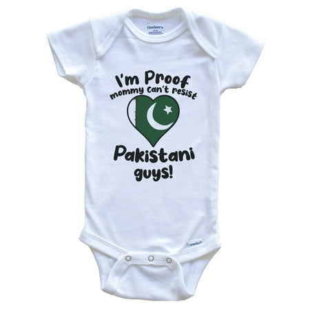 I m Proof Mommy Can t Resist Pakistani Guys Baby Bodysuit