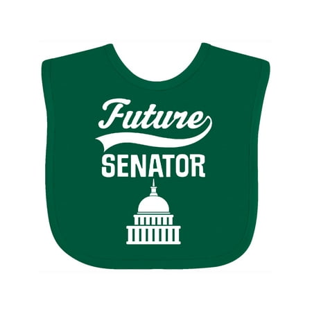 Inktastic Future Senator Kids Politics Gift Baby Boy or Baby Girl Bib