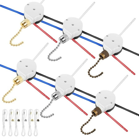 6 Pcs Ceiling Fan Switch Kit ZE-208S E89885 3 Speed 4 Wire Ceiling Light Fan Pull Chain Ceiling Fan Speed Control
6 Pcs Ceiling Fan Switch Kit ZE-208S E89885 3 Speed 4 Wire Ceiling Light Fan Pull Chain Ceiling Fan Speed Control