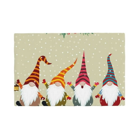 Rocae Christmas Card With Gnomes Printed Heat Resistant Place Mats Classic Hemstitch Cloth Fabric Placemats Imitation Linen Place Mat Table Mats 18x12 inch
Rocae Christmas Card With Gnomes Printed Heat Resistant Place Mats Classic Hemstitch Cloth Fabric Placemats Imitation Linen Place Mat Table Mats 18x12 inch