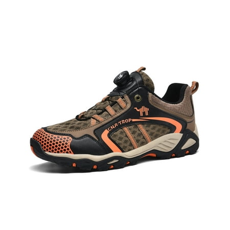 Daeful Men Hiking Shoes Low Top Outdoor Shoe Anti Slip Trail Sneakers Lightweight Casual Athletic Sneaker Mens Lace Up Trainers Khaki 5.5
Daeful Men Hiking Shoes Low Top Outdoor Shoe Anti Slip Trail Sneakers Lightweight Casual Athletic Sneaker Mens Lace Up Trainers Khaki 5.5
