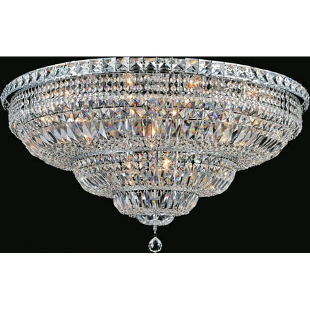 16 Light Bowl Flush Mount with Chrome finish
16 Light Bowl Flush Mount with Chrome finish
