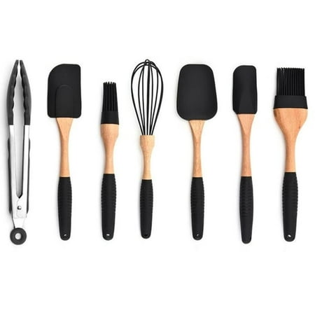 7PCS Silicone Kitchen Utensil Set With Silicone Wooden Handle Nonstick Cookware Cooking Utensils Heat Resistant Kitchenware Tools|Cooking Tool Sets
7PCS Silicone Kitchen Utensil Set With Silicone Wooden Handle Nonstick Cookware Cooking Utensils Heat Resistant Kitchenware Tools|Cooking Tool Sets