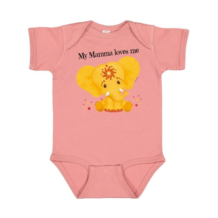 Inktastic Etana Mamma loves me Yellow Elephant Gift Baby Boy or Baby Girl Bodysuit
Inktastic Etana Mamma loves me Yellow Elephant Gift Baby Boy or Baby Girl Bodysuit