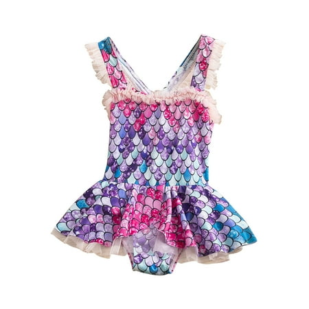 Wmkox8yii Swimsuits For Toddler Baby Girls Summer Beach Mermaid Print Cute Princess Mesh One-Piece Swimsuit
Wmkox8yii Swimsuits For Toddler Baby Girls Summer Beach Mermaid Print Cute Princess Mesh One-Piece Swimsuit