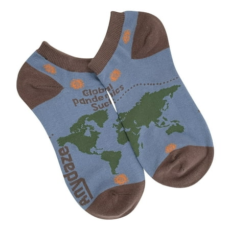 Global Pandemics Suck Anydaze Womens No Show Socks with Soft Combed Cotton and Smooth Seamless Toe
Global Pandemics Suck Anydaze Womens No Show Socks with Soft Combed Cotton and Smooth Seamless Toe
