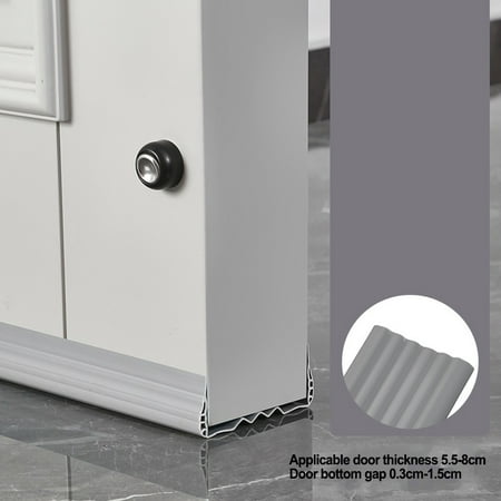 Double Layer Door Seals Weather Stripping Under Door Sweep Bottom Seal Strip