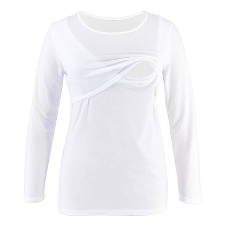 gakvov Maternity Shirt For Women Solid Color Long Sleeve Crew Neck Breastfeeding Nursing Tops Pregnancy Pullover Shirt
gakvov Maternity Shirt For Women Solid Color Long Sleeve Crew Neck Breastfeeding Nursing Tops Pregnancy Pullover Shirt