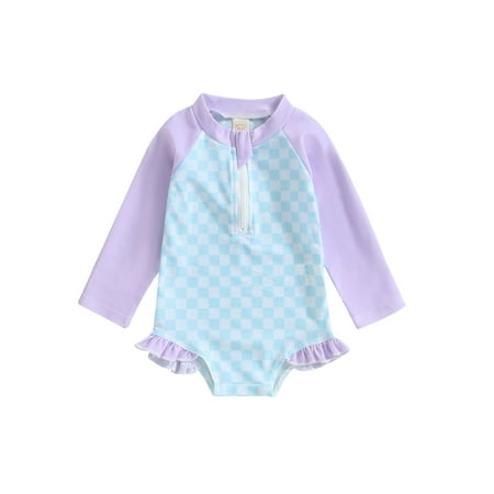 Gwiyeopda Toddler Baby Girl Swimsuit Long Sleeve Ruffled Bathing Suit Summer Beach Swimwear
Gwiyeopda Toddler Baby Girl Swimsuit Long Sleeve Ruffled Bathing Suit Summer Beach Swimwear