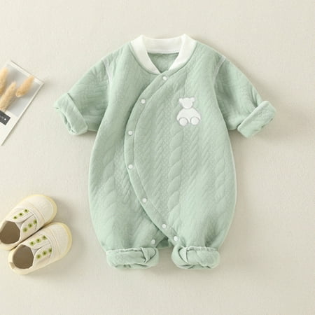 QWZNDZGR Warm Baby One-Piece Jacket Cotton Thickened Spring Autumn And Winter Female Newborn Baby Romper Climbing Suit Male Pajamas Cute
QWZNDZGR Warm Baby One-Piece Jacket Cotton Thickened Spring Autumn And Winter Female Newborn Baby Romper Climbing Suit Male Pajamas Cute