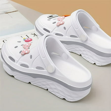 KINODAY Summer Clogs With DIY Charms Cute Breathable Beach Slide Shoes Lightweight Outdoor Garden Sandals
KINODAY Summer Clogs With DIY Charms Cute Breathable Beach Slide Shoes Lightweight Outdoor Garden Sandals