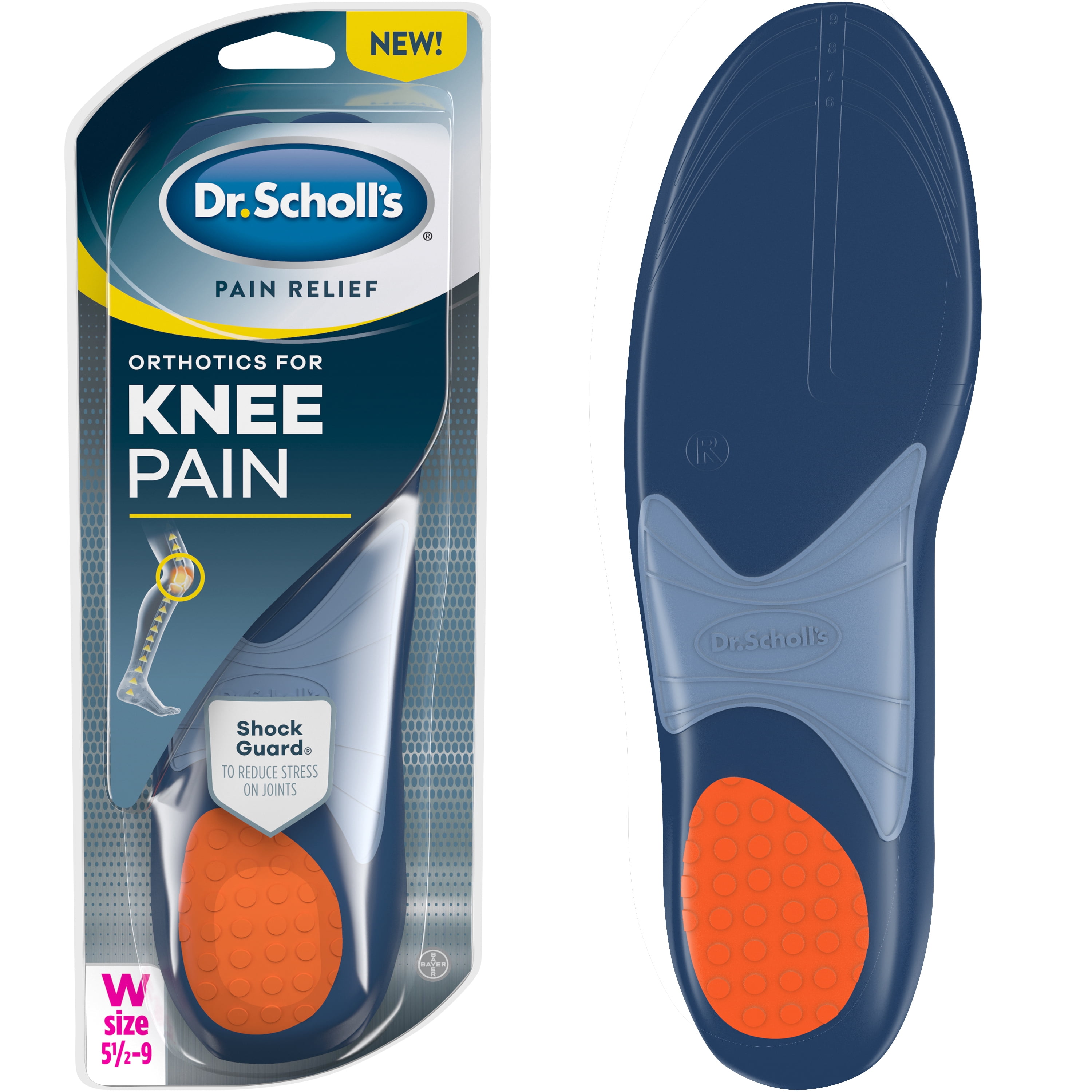 Dr Scholl S Knee Pain Relief Orthotic Inserts For Women 5 5 9
