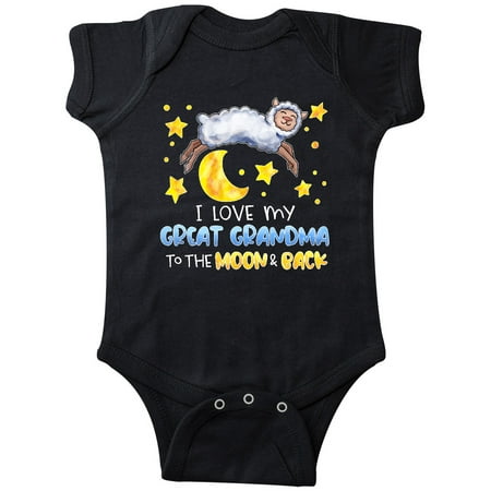 Inktastic I Love my Great Grandma to the Moon and Back Cute Sheep Gift Baby Boy or Baby Girl Bodysuit
Inktastic I Love my Great Grandma to the Moon and Back Cute Sheep Gift Baby Boy or Baby Girl Bodysuit
