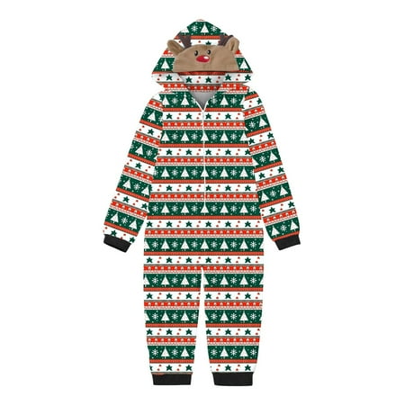 Virmaxy Family Christmas Hooded Jumpsuit Pajamas Outfits Toddler Kids Elk Antler Hooded Sleepwear Xmas Printed Romper Long Sleeve Zipper Hooded Jumpsuit Elastic Cuffs Bodysuit Green-C 7
Virmaxy Family Christmas Hooded Jumpsuit Pajamas Outfits Toddler Kids Elk Antler Hooded Sleepwear Xmas Printed Romper Long Sleeve Zipper Hooded Jumpsuit Elastic Cuffs Bodysuit Green-C 7