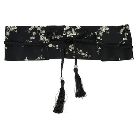 Retro Embroidery Wide Waist Band Traditional Han Clothing Wrist Band for Women