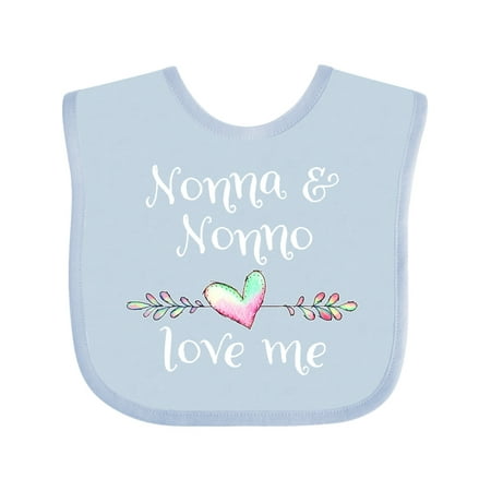 Inktastic Nonna and Nonno Love Me- Heart Grandchild Gift Baby Boy or Baby Girl Bib
Inktastic Nonna and Nonno Love Me- Heart Grandchild Gift Baby Boy or Baby Girl Bib