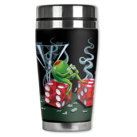 Mugzie brand 16-Ounce Stainless Steel Travel Mug with Insulated Wetsuit Cover - Michael Godard: Sitting on 7 s
Mugzie brand 16-Ounce Stainless Steel Travel Mug with Insulated Wetsuit Cover - Michael Godard: Sitting on 7 s