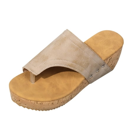 Women Solid On Casual Open Toe Wedges Comfortable Beach Shoes Sandals Slippers Size 12 Womens Shoes Sandals Womens Sandals for Bunions Feet Womens Dress Sandals with Heels Sandal Slippers for Women
Women Solid On Casual Open Toe Wedges Comfortable Beach Shoes Sandals Slippers Size 12 Womens Shoes Sandals Womens Sandals for Bunions Feet Womens Dress Sandals with Heels Sandal Slippers for Women