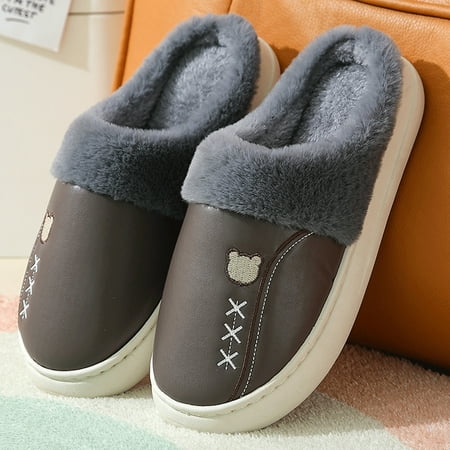 Dyfzdhu Fuzzy Slippers For Men Waterproof Slippers Warm Winter Home Cotton Slippers Fashion Cute Casual Non Slip Home Shoes
Dyfzdhu Fuzzy Slippers For Men Waterproof Slippers Warm Winter Home Cotton Slippers Fashion Cute Casual Non Slip Home Shoes