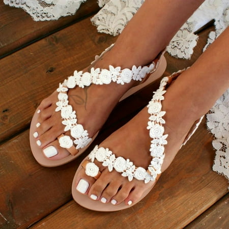 Women Summer Non Slip Lace Flowers Slip On Flat Beach Open Toe Breathable Sandals Shoes
Women Summer Non Slip Lace Flowers Slip On Flat Beach Open Toe Breathable Sandals Shoes