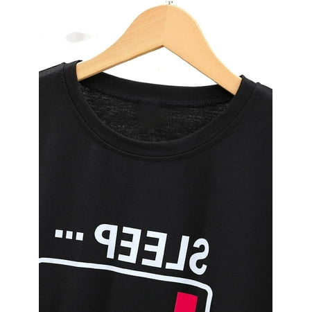 Casual Letter Round Neck Sleepshirts Black Short Sleeve Women Nightgowns & Sleepshirts XXL
Casual Letter Round Neck Sleepshirts Black Short Sleeve Women Nightgowns & Sleepshirts XXL