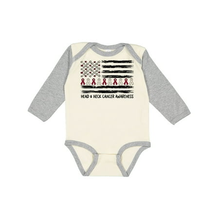 Inktastic Head and Neck Cancer Awareness- Flag and Ribbon Gift Baby Boy or Baby Girl Long Sleeve Bodysuit
Inktastic Head and Neck Cancer Awareness- Flag and Ribbon Gift Baby Boy or Baby Girl Long Sleeve Bodysuit