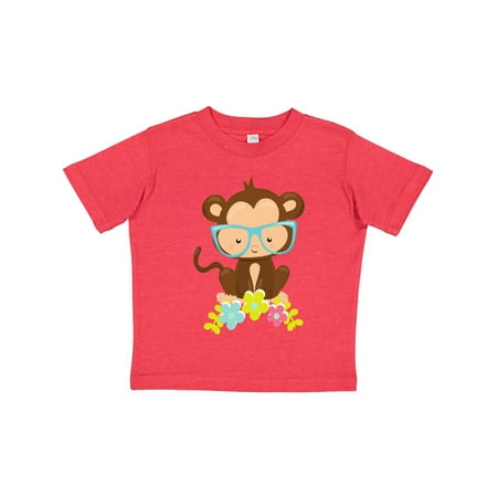 Inktastic Cute Monkey With Eyeglasses Colorful Flowers Gift Toddler Boy or Toddler Girl T-Shirt
Inktastic Cute Monkey With Eyeglasses Colorful Flowers Gift Toddler Boy or Toddler Girl T-Shirt