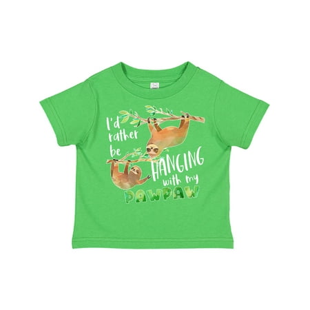 Inktastic Id Rather Be Hanging with my Pawpaw- Cute Sloths Gift Toddler Boy or Toddler Girl T-Shirt
Inktastic Id Rather Be Hanging with my Pawpaw- Cute Sloths Gift Toddler Boy or Toddler Girl T-Shirt