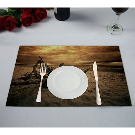 ABPHQTO Sea Ocean Dark Beach Sea Sepia Colors Nature Placemat 12x18 Inch Set of 2 Table Placemats
ABPHQTO Sea Ocean Dark Beach Sea Sepia Colors Nature Placemat 12x18 Inch Set of 2 Table Placemats