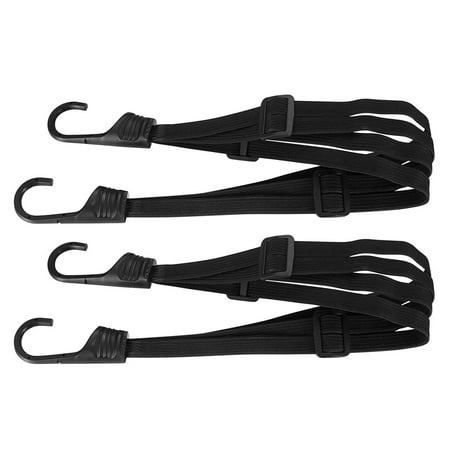 MIARHB 2 Pieces Of Luggage Tensioners Expanders With Hooks Tension Belts With Hooks Short Tension Belts With 4 Sliding Buckles Bicycle Tension Belts Luggage Rack Tension Belts