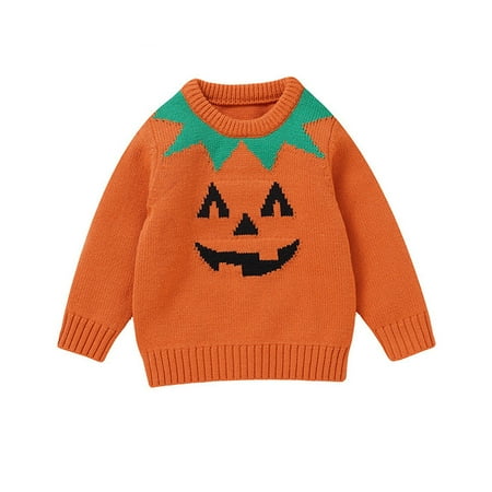 Generic Baby Boys Knitted Blouse Autumn Winter Warm Outfits Halloween Baby Girl Boy Cute Long Sleeve Knitted Pumpkin Pattern Sweater Pullover Tops
Generic Baby Boys Knitted Blouse Autumn Winter Warm Outfits Halloween Baby Girl Boy Cute Long Sleeve Knitted Pumpkin Pattern Sweater Pullover Tops