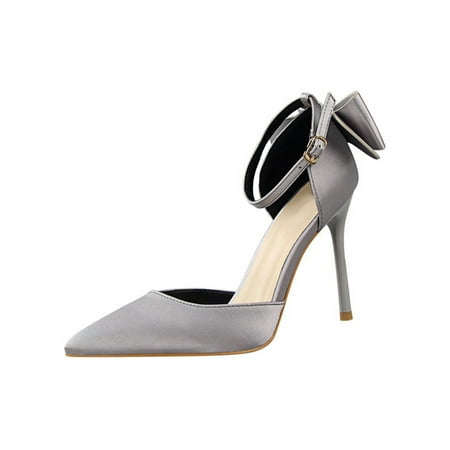 Bellella Womens High Heels Stiletto Heeled Sandals Ankle Strap Dress Sandal Bowknot D Orsay Pumps Party Wedding Shoes Silver Gray 10cm 9
Bellella Womens High Heels Stiletto Heeled Sandals Ankle Strap Dress Sandal Bowknot D Orsay Pumps Party Wedding Shoes Silver Gray 10cm 9