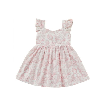 LSFYSZD Baby Girl Romper/Girl Dress Cartoon Rabbit Print Design Sleeveless Ruffle Hem Cute Dress/Jumpsuit
LSFYSZD Baby Girl Romper/Girl Dress Cartoon Rabbit Print Design Sleeveless Ruffle Hem Cute Dress/Jumpsuit