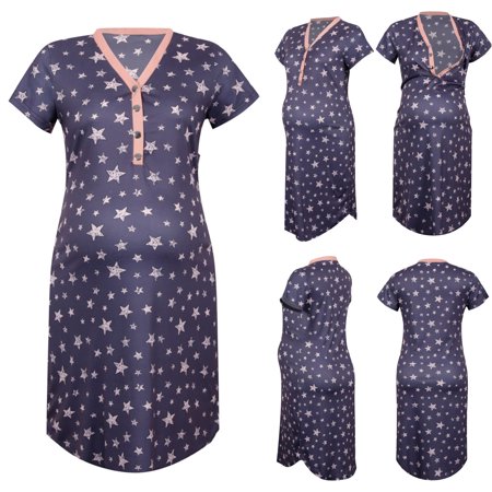 LoyisViDion Womens Maternity Dresses Clearance Woman Casual V-Neck Print Short Sleeve Buttons Breast-Feeding Pregnant Maternity Nursing Dress Coffee 4(S)
LoyisViDion Womens Maternity Dresses Clearance Woman Casual V-Neck Print Short Sleeve Buttons Breast-Feeding Pregnant Maternity Nursing Dress Coffee 4(S)