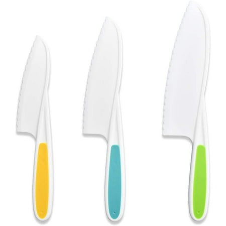 3 Piece Nylon Knives for Kids Kid Safe Knives for Cooking & Cutting Kitchen Lettuce & Salad Knives Kids Serrated Knife In 3 Sizes & Colors Plastic Knifes for Kids Christmas Gift
3 Piece Nylon Knives for Kids Kid Safe Knives for Cooking & Cutting Kitchen Lettuce & Salad Knives Kids Serrated Knife In 3 Sizes & Colors Plastic Knifes for Kids Christmas Gift