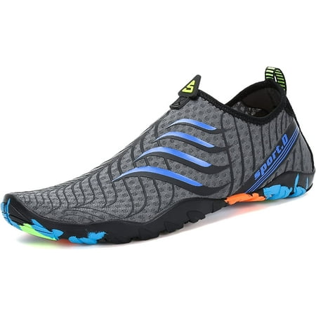 Mens Womens Water Shoes Quick Dry for Swim Diving Beach Walking Grey (Feet Long 294mm)
Mens Womens Water Shoes Quick Dry for Swim Diving Beach Walking Grey (Feet Long 294mm)