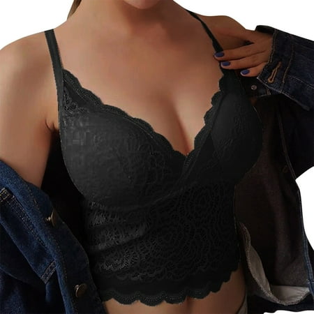 BSDHBS Women Lingerie Women Plus Size Vest Crop Wireless Bra Lingerie V-Neck Underwear Camisole Crop Top Black One Size
BSDHBS Women Lingerie Women Plus Size Vest Crop Wireless Bra Lingerie V-Neck Underwear Camisole Crop Top Black One Size
