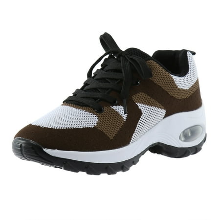 Sneakers for Women Leisure Women S Lace Up Travel Soft Sole Comfortable Shoes Outdoor Mesh Shoes Runing Fashion Sports Breathable Shoes Womens Sneakers Mesh Brown 41
Sneakers for Women Leisure Women S Lace Up Travel Soft Sole Comfortable Shoes Outdoor Mesh Shoes Runing Fashion Sports Breathable Shoes Womens Sneakers Mesh Brown 41
