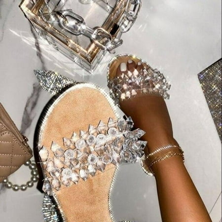 2021 Glitter Slippers Women Summer Sandals 2021 Fashion Bling Female Candy Color Flip Flops Beach Diamond Flat Shoes Outdoor Sandals
2021 Glitter Slippers Women Summer Sandals 2021 Fashion Bling Female Candy Color Flip Flops Beach Diamond Flat Shoes Outdoor Sandals