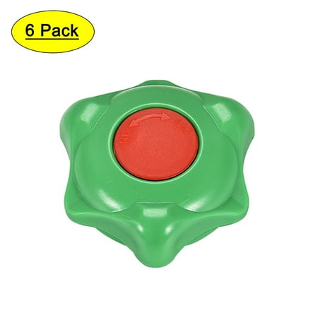 Uxcell Square Broach 6x6mm Wheel 60mm Plastic Faucet Round Wheel Handle Green Red 6 Pack
Uxcell Square Broach 6x6mm Wheel 60mm Plastic Faucet Round Wheel Handle Green Red 6 Pack